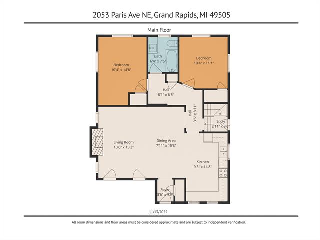 Builiding view twenty seven for 2053 Paris, Grand Rapids, MI. 49507