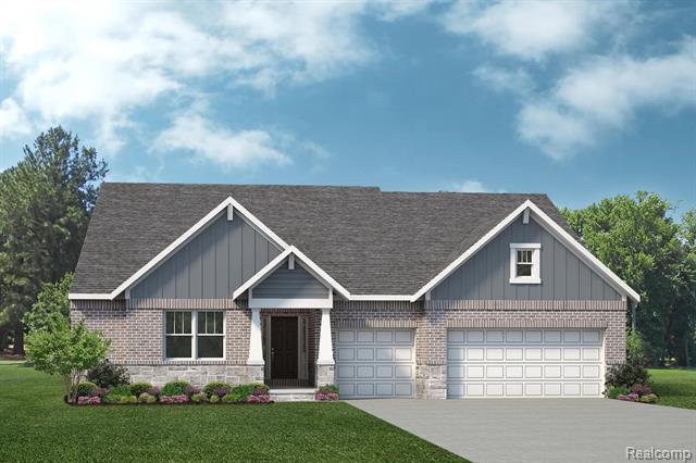 front view for 51543 Burgeon Drive, Macomb, Mi. 48042