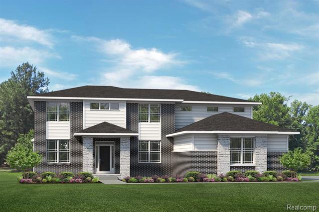 front view for 51344 Whispering Ridge Drive, Northville, Mi. 48167