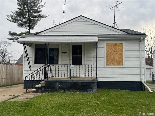 front view for 6031 Minock Street, Detroit, Mi. 48228