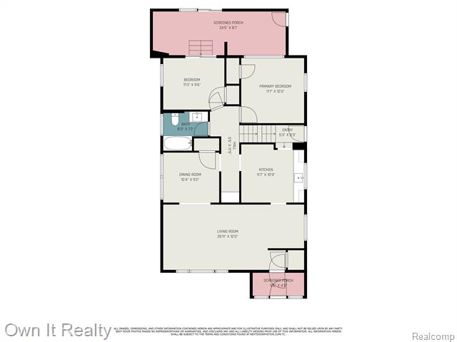 Builiding view twenty five for 19147 Redfern, Detroit, MI. 48219