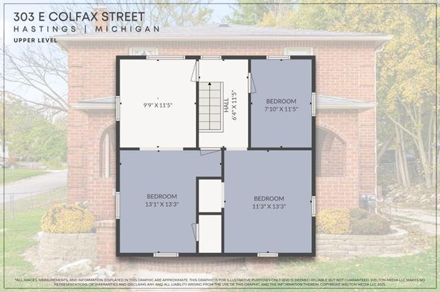 Builiding view thirty eight for 303 Colfax, Hastings, MI. 49058