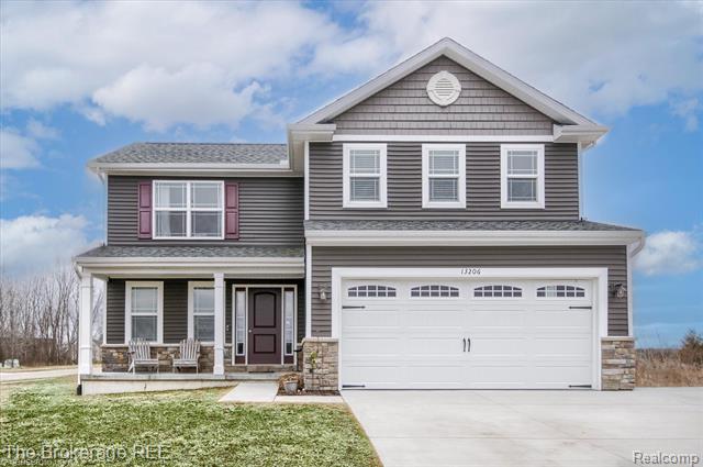 front view for 13206 River Rock Pass, Linden, Mi. 48451