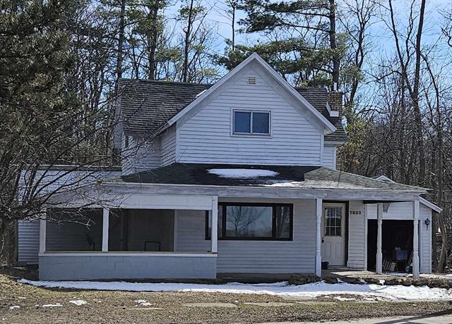 front view for 7933 Lake Street, Bear Lake, Mi. 49614