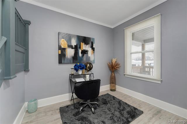 Builiding view five for 4411 Iroquois, Detroit, MI. 48214