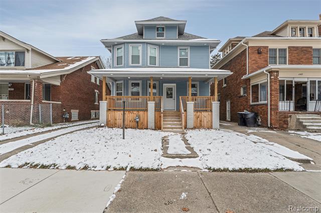 Builiding view thirty three for 4411 Iroquois, Detroit, MI. 48214