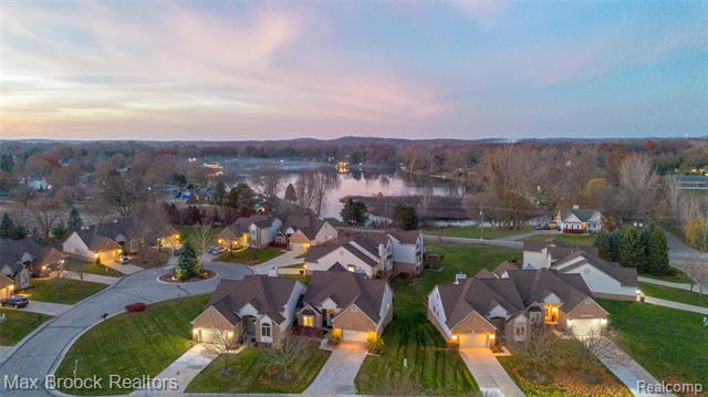 Builiding view eighty for 6157 Lochmore, Commerce Township, MI. 48382