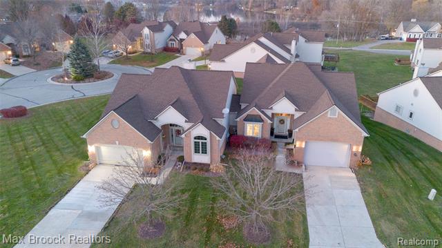 front view for 6157 Lochmore Dr, Commerce Township, Mi. 48382