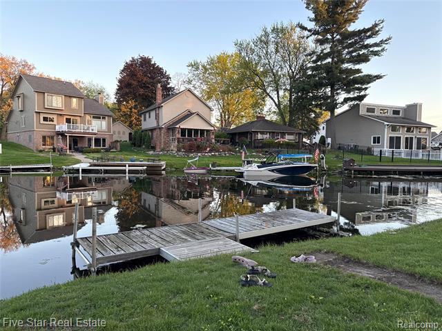 Builiding view forty for 8421 Lagoon, Commerce Township, MI. 48382