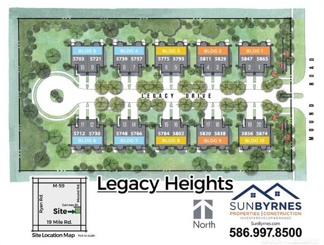 Builiding view five for 5865 Heights, Sterling Heights, MI. 48314