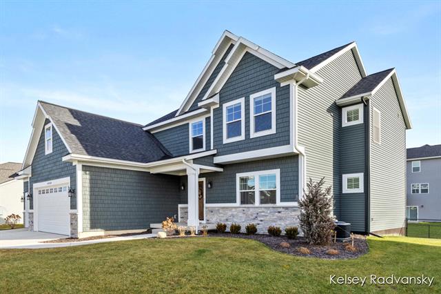 front view for 6450 Estate Drive Sw, Byron Center, Mi. 49315