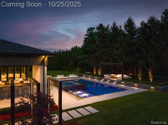Builiding view thirty eight for 2668 Turtle Lake New Build, Bloomfield Hills, MI. 48302