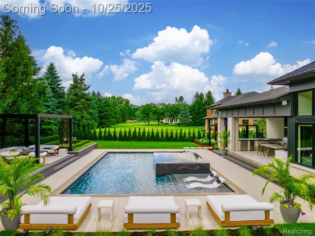 Builiding view thirty six for 2668 Turtle Lake New Build, Bloomfield Hills, MI. 48302