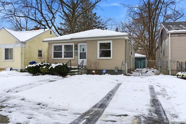 front view for 16221 Wormer Street, Detroit, Mi. 48219