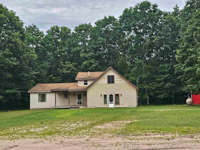 front view for 3815 N 3 1/2 Road, Mesick, Mi. 49668
