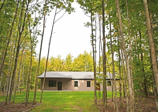 front view for 12823 S Honeybee Road, Empire, Mi. 49630
