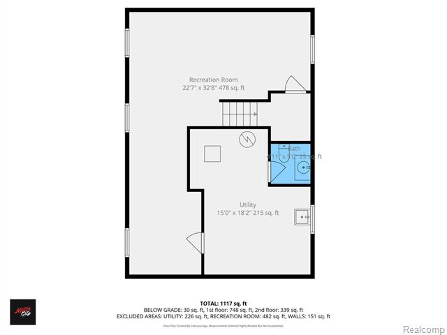 Builiding view thirty for 19320 Grandville, Detroit, MI. 48219