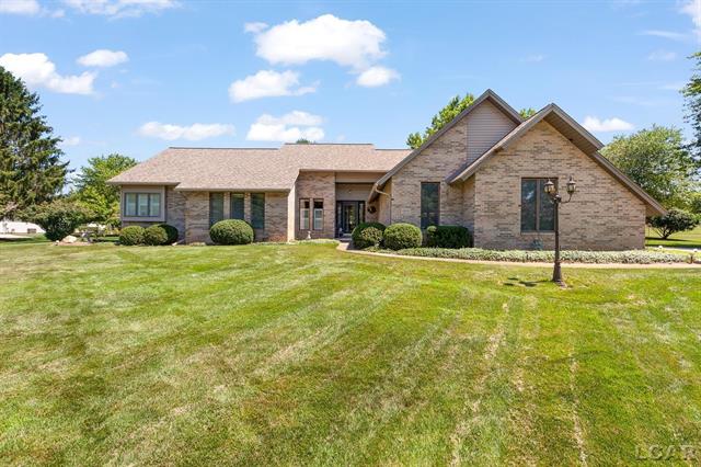 front view for 8917 Hawthorne Drive, Tecumseh, Mi. 49286