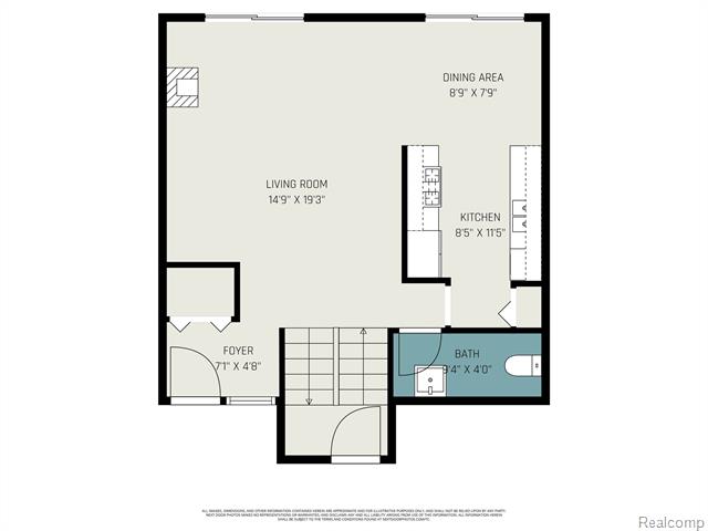 Builiding view thirty for 1226 Saint Aubin Place, Detroit, MI. 48207