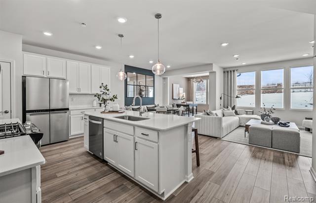 Builiding view four for 1535 Arcadia, Milford, MI. 48381