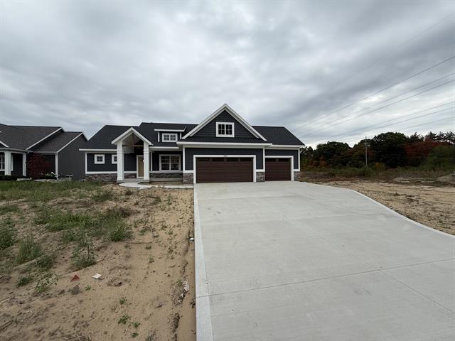 front view for 4663 Hidden Ridge Drive, Hudsonville, Mi. 49426