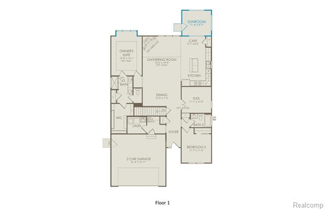 Builiding view one for 3042 Sheffield, Clarkston, MI. 48346