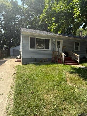 front view for 1540 Lyons Avenue, Lansing, Mi. 48910
