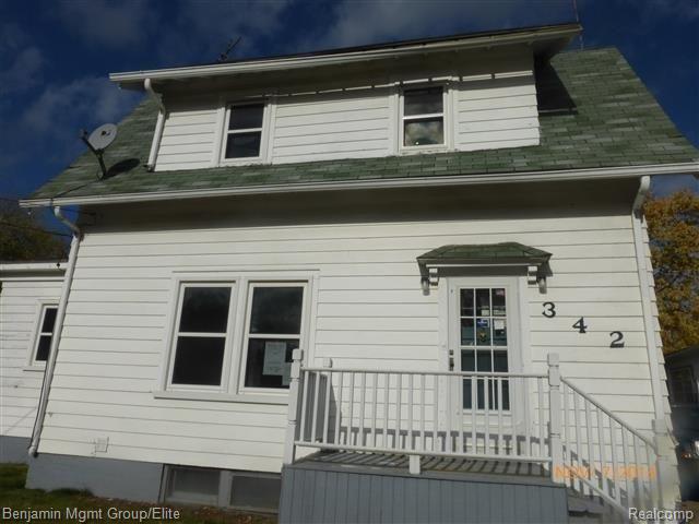 front view for 342 Voorheis St, Pontiac, Mi. 48341