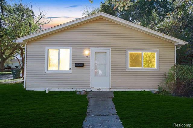 front view for 78 Court St, Pontiac, Mi. 48342