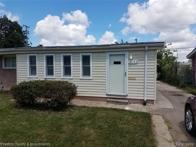 front view for 1173 Dudley Ave, Pontiac, Mi. 48342