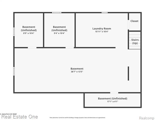 Builiding view thirty four for 2510 Sunhill, Waterford, MI. 48329