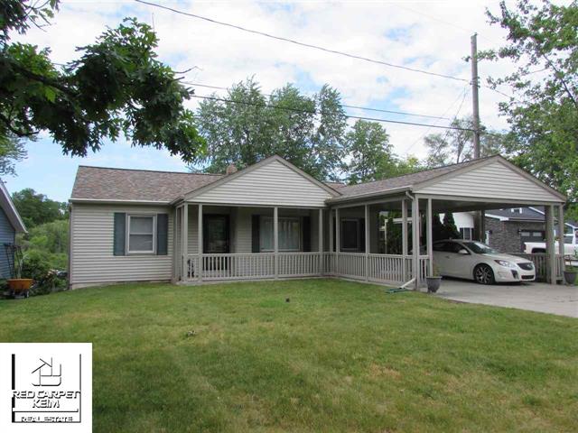 front view for 7240 Clement Rd, Clarkston, Mi. 48346