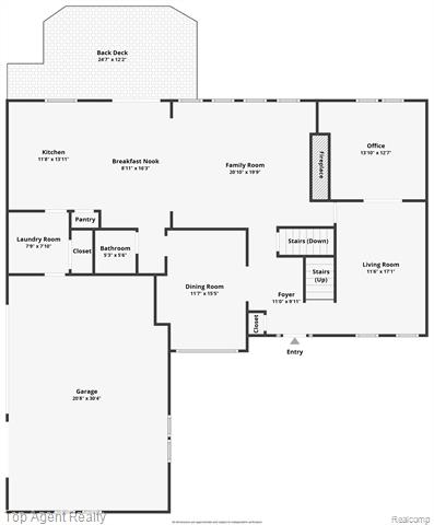 Builiding view sixty four for 668 Berridge, Lake Orion, MI. 48360
