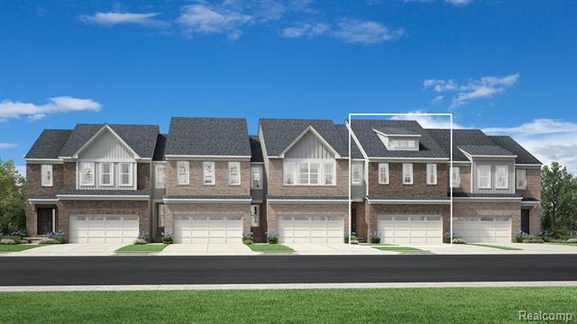 front view for 49526 Coldwater Ridge Drive, Northville, Mi. 48168