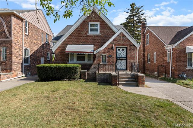 front view for 9344 Courville Street, Detroit, Mi. 48224