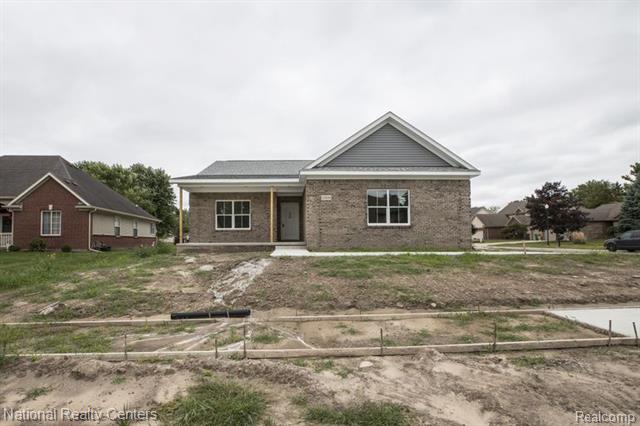 front view for 23036 Waterview Drive, New Boston, Mi. 48164