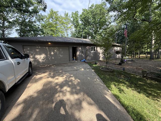 front view for 8733 S James Road, Baldwin, Mi. 49304