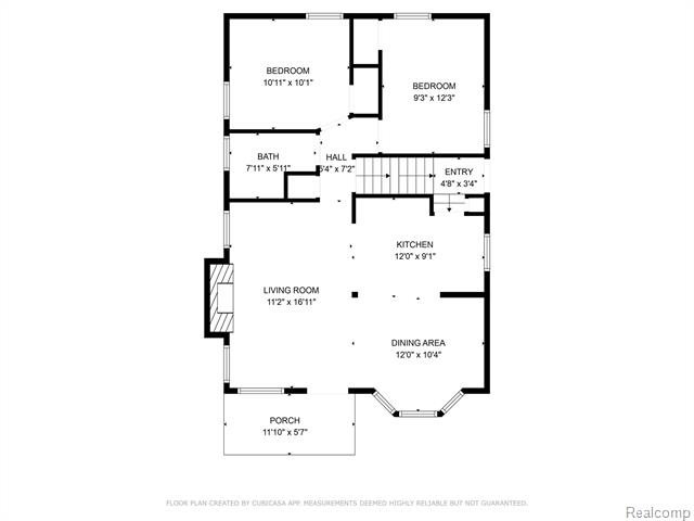 Builiding view twenty seven for 19134 Montrose, Detroit, MI. 48235