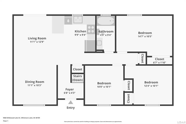 Builiding view thirty four for 9060 Wildwood Lake, Whitmore Lake, MI. 48189