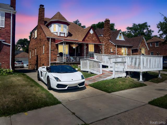 front view for 16139 Greenlawn Street, Detroit, Mi. 48221