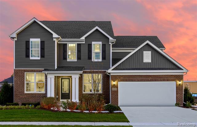 front view for 22394 Orchard Brook Court, Macomb, Mi. 48042