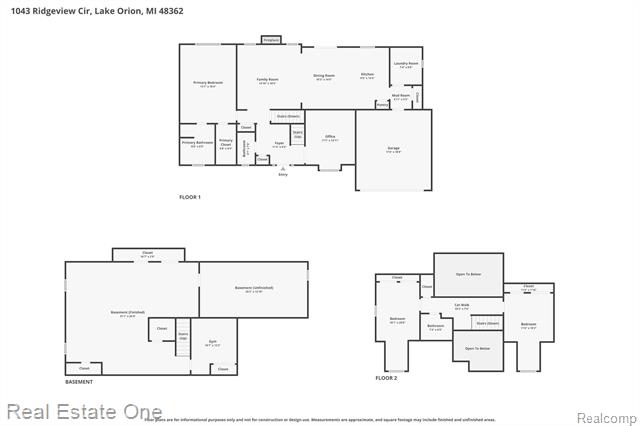 Builiding view fifty for 1043 Ridgeview, Lake Orion, MI. 48362