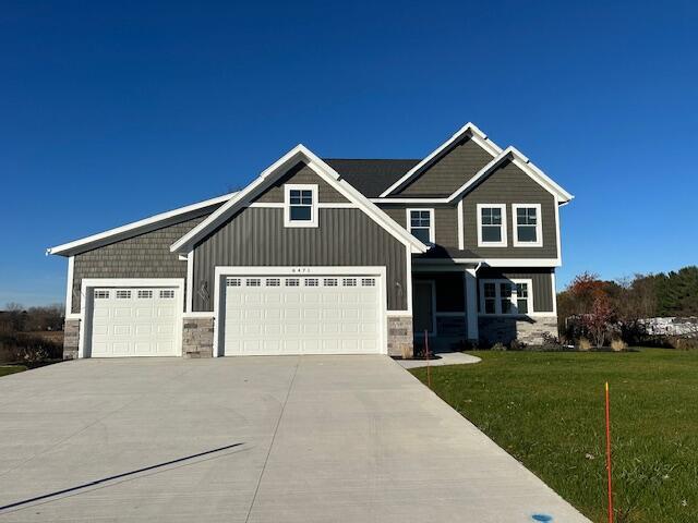 front view for 6471 Estate Drive Sw, Byron Center, Mi. 49315