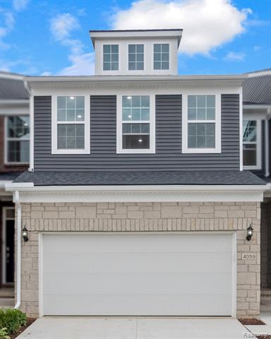 front view for 4151 Nottingham Circle, Clarkston, Mi. 48346