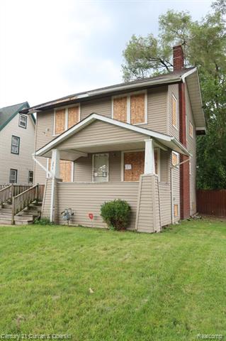 Builiding view one for 256 Montana, Highland Park, MI. 48203