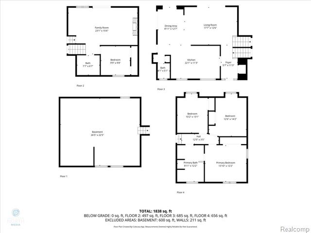 Builiding view eighty two for 75 Ridgemont, Oxford, MI. 48370