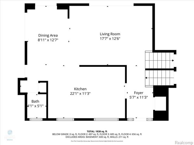 Builiding view eighty for 75 Ridgemont, Oxford, MI. 48370