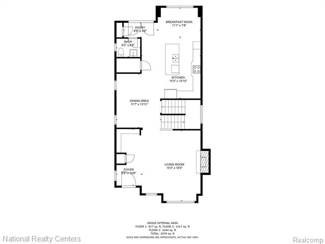 Builiding view thirty nine for 1365 Holland, Birmingham, MI. 48009