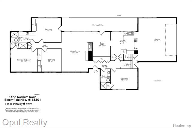 Builiding view ninety two for 6455 Norham, Bloomfield Hills, MI. 48301