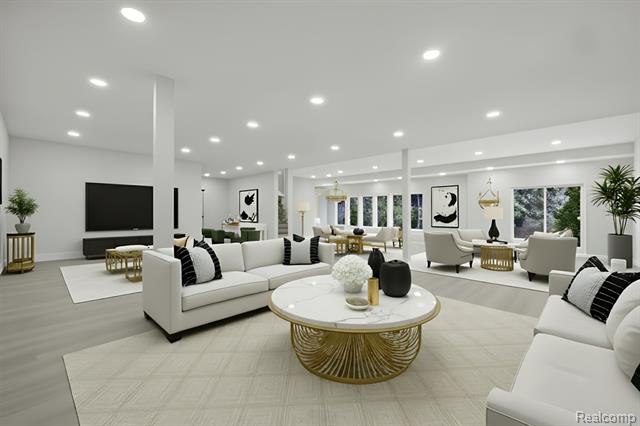 Builiding view fifty for 4117 Marlwood, West Bloomfield, MI. 48323